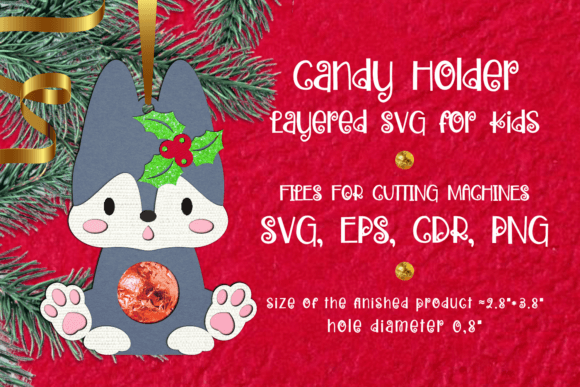 Baby Wolf Christmas Candy Holder Review for Professional Design Projects