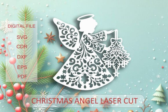 Christmas Angel Laser Cut Review for Winter Amp Branding