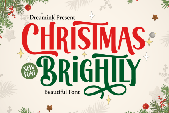 Christmas Brightly Display for Local Branding