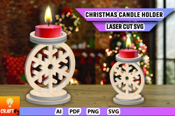 Christmas Candle Holder Laser Cut SVG: Winter Amp Branding Review