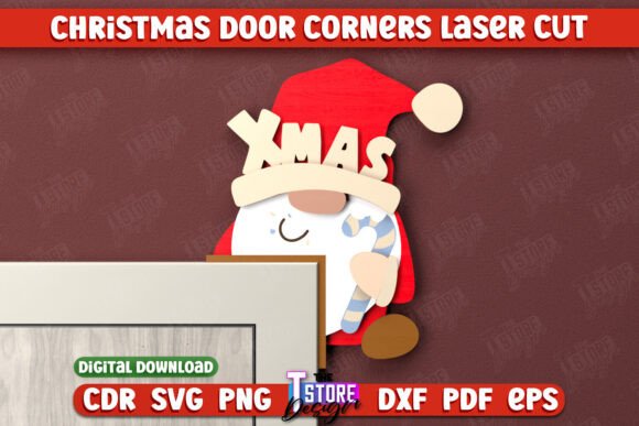 Christmas Door Corners Door Sign CNC: A Winter Amp Review for Bloggers