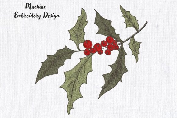 Christmas Holly Leaves and Berries 2: A Real-World Embroidery Design Review