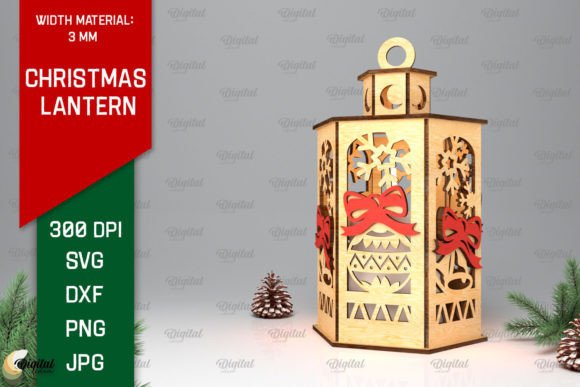 Christmas Lantern Laser Cut Design for Winter Amp Projects