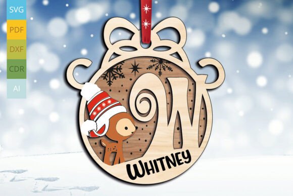 Christmas Letter W Festivities Ornament: A Must-Have for Winter Amp Creators