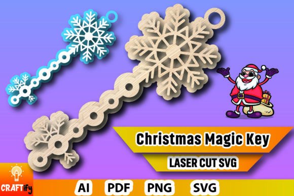 Christmas Magic Key Lase Cut SVG Review: A Winter Amp Asset for Sellers