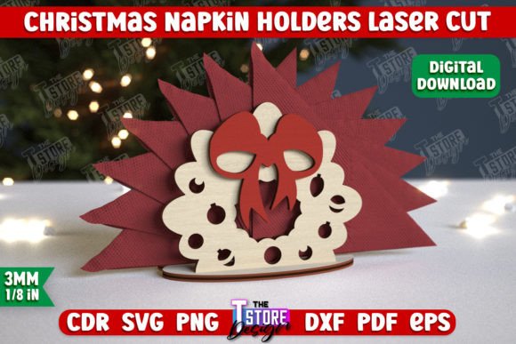Christmas Napkin Holder Dining Table Winter Amp Review