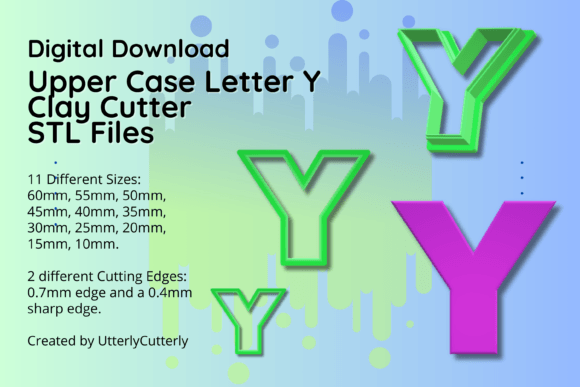 Clay Cutter STL File Upper Case Letter Y: A Designer’s Review for Tools & Branding
