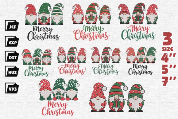 Cute Christmas Gnomes for Digital Sellers