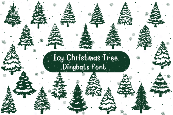 Icy Christmas Tree and Dingbats Review