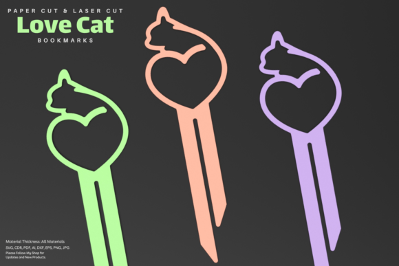 Love Cat Bookmark Cat Laser Cut File: A Practical Review for Ornaments and Digital Sellers