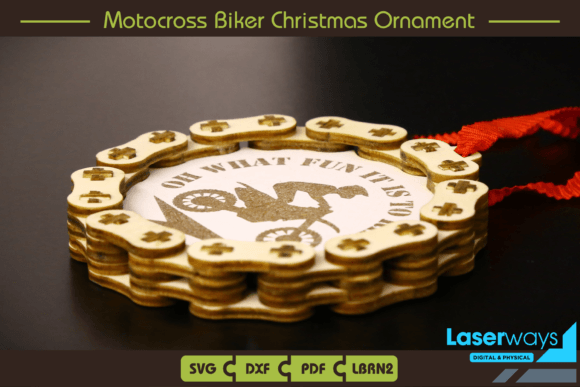 Motocross Biker Christmas Tree Ornament Review